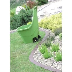 Tuinafboording Kunststof Bruin - 380 Cm -Tuinadvies Winkel 1523813557 2 600