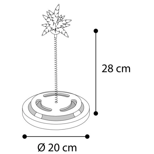 Kitty Brain Train Met Gele Bal En Pluimen 4 Kitty Brain Train Met Gele Bal En Pluimen - Afbeelding 2