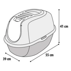 Kattenbak Plato Zwart - 39 X 55 X 41 Cm 7 Kattenbak Plato Zwart - 39 X 55 X 41 Cm -Tuinadvies Winkel 1607088214 3 600