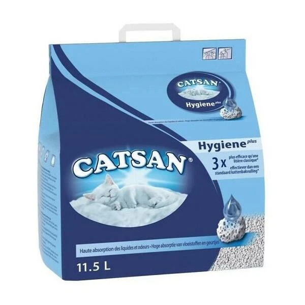 Catsan Hygiene Plus Kattenbakvulling - 11,5 Liter 3 Catsan Hygiene Plus Kattenbakvulling - 11,5 Liter