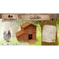 Woodland Kippenhok Goldie Bruin 121 × 81,6 × 109 Cm -Tuinadvies Winkel 1636712824 3 600
