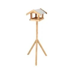 Esschert Design Voedertafel Op Paal Met Zinken Dak