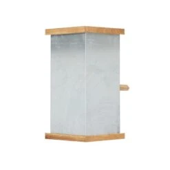 Esschert Design Voedertafel Op Paal Met Zinken Dak -Tuinadvies Winkel 1699276616 1 600