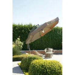 Easy Sun Parasol 350 Klassiek Olefin Met Voet - Taupe 8 Easy Sun Parasol 350 Klassiek Olefin Met Voet - Taupe -Tuinadvies Winkel 1716377857 2 600