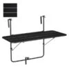 Balkontafel Zwart - 88 × 51,5 × 67 Cm 1 Balkontafel Zwart - 88 × 51,5 × 67 Cm -Tuinadvies Winkel balkontafel zwart 88x515x67 cm 1655809450 1 600