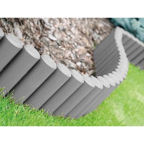 Borderrand Palissade Grijs - Ca. 270 Cm - Set Van 10 Stuks 4 Borderrand Palissade Grijs - Ca. 270 Cm - Set Van 10 Stuks - Afbeelding 2