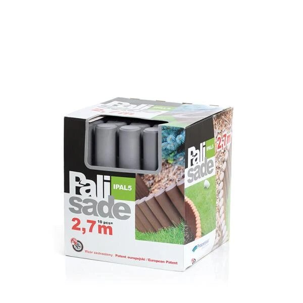 Borderrand Palissade Grijs - Ca. 270 Cm - Set Van 10 Stuks 5 Borderrand Palissade Grijs - Ca. 270 Cm - Set Van 10 Stuks - Afbeelding 3