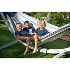 LA SIESTA Tweepersoonshangmat Brisa Outdoor - Lichtblauw 7 LA SIESTA Tweepersoonshangmat Brisa Outdoor - Lichtblauw -Tuinadvies Winkel brisa sea salt double classic hammock outdoor 1609770120 147 600