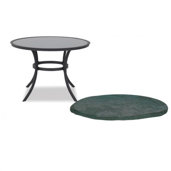 Hoes Voor Tafelblad Rond - Ø 90 Tot 120 Cm 3 Hoes Voor Tafelblad Rond - Ø 90 Tot 120 Cm