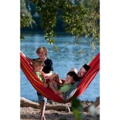 LA SIESTA Tweepersoonshangmat Currambera - Kersenrood -Tuinadvies Winkel currambera cherry cotton double classic hammock 1609770125 267 600