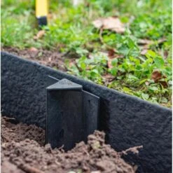 Ecostyle Eco-bordure All-in-ONE PAKKET 10 M X 12 Cm - Zwart 7 Ecostyle Eco-bordure All-in-ONE PAKKET 10 M X 12 Cm - Zwart -Tuinadvies Winkel ecobordure set zwart 1705584036 2 600