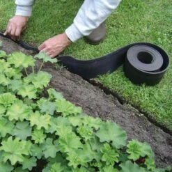 Gazonafboording ECO Rubber - 5 M × 25 Cm 10 Gazonafboording ECO Rubber - 5 M × 25 Cm -Tuinadvies Winkel ecorubber 5m x 25cm 1484055115 4 600