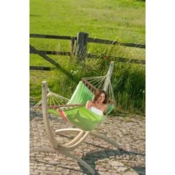 LA SIESTA Eenpersoons Spreidstok Hangmat Outdoor - Fruta Kiwi 6 LA SIESTA Eenpersoons Spreidstok Hangmat Outdoor - Fruta Kiwi -Tuinadvies Winkel fruta kiwi single spreader bar hammock outdoor 1609770130 388 600