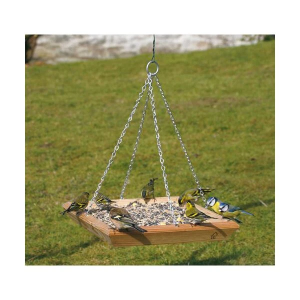 Houten Voedertafel - Hangend 3 Houten Voedertafel - Hangend