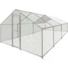 Kippenren Doerak, Gegalvaniseerd 18 M² - 6 × 3 × 2 M -Tuinadvies Winkel kippenren doerak 6 x 3 x 2 m 1623761135 1 600