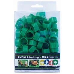 Ringen Kippen En Pluimvee Groen - 16 Mm - Set Van 100 Stuks