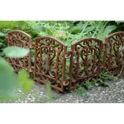 ESSCHERT DESIGN Koppelbaar Tuinhekje 20,5 × 28 Cm 5 ESSCHERT DESIGN Koppelbaar Tuinhekje 20,5 × 28 Cm -Tuinadvies Winkel koppelbaar perkhek 205 x 28 cm 1484052780 2 600