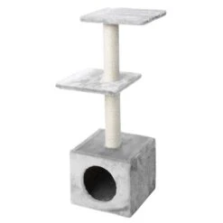 Krabpaal Classictree Palazzo Grijs - 30 × 30 × 90 Cm