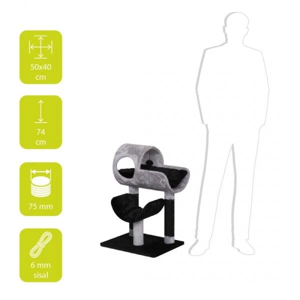 Krabpaal Comfort Preston - 50 × 40 × 74 Cm 4 Krabpaal Comfort Preston - 50 × 40 × 74 Cm - Afbeelding 2