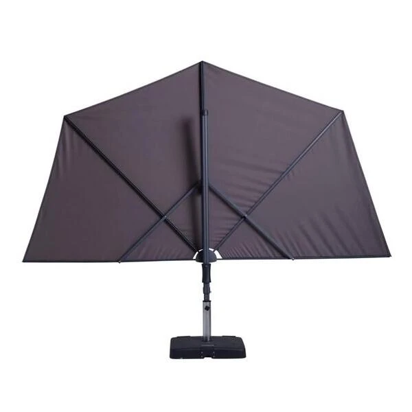 Madison Parasol Sun Wave 270 × 150 Cm - Taupe 4 Madison Parasol Sun Wave 270 × 150 Cm - Taupe - Afbeelding 2