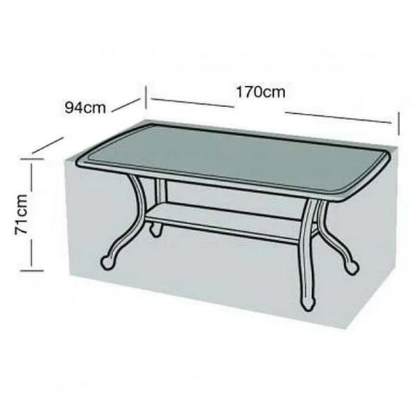 Hoes Voor Tuintafel Rechthoekig - 170 × 94 × 71 Cm 3 Hoes Voor Tuintafel Rechthoekig - 170 × 94 × 71 Cm