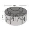 Hoes Voor Tuinmeubelen - Ronde Tafel + 4/6 Stoelen -Tuinadvies Winkel meubelhoes t 46 s rond 1484063014 1 600