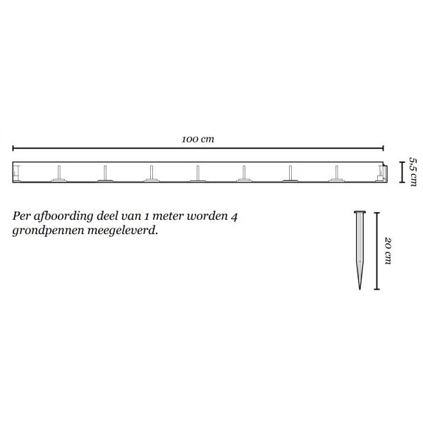 Kantopluiting Multi-Edge FLEX - 200 Cm × Hoogte 5,5 Cm 8 Kantopluiting Multi-Edge FLEX - 200 Cm × Hoogte 5,5 Cm - Afbeelding 6