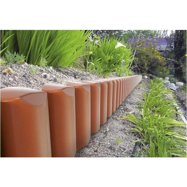 Tuinafboording Terracotta 2,5 M - Set Van 10 Stuks 3 Tuinafboording Terracotta 2,5 M - Set Van 10 Stuks
