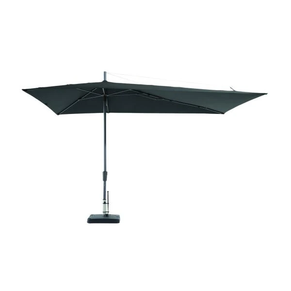 Madison Parasol Asymetriq Sideway 360 × 220 Cm - Grijs 3 Madison Parasol Asymetriq Sideway 360 × 220 Cm - Grijs