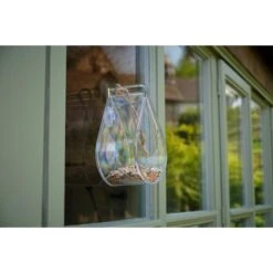 Raamvoederhuis Druppelvorm - Transparant -Tuinadvies Winkel raamvoederhuis dewdrop 1669974016 1 600