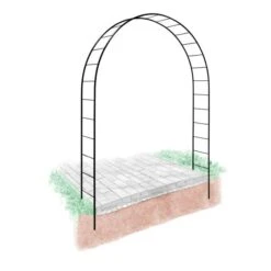 Rozenboog London 230 × 240 × 40 Cm - Zwart -Tuinadvies Winkel rozenboog london zwart 1648033918 4 600