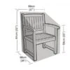Beschermhoes Tuinstoelen Met Armleuningen - 68 × 66 × 81 Cm -Tuinadvies Winkel stoelhoes 68 x 66 x 81 cm 1484067827 1 600