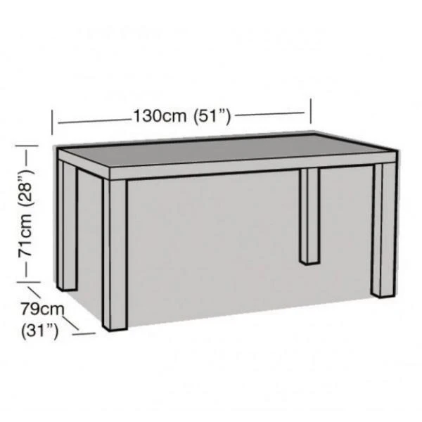 Hoes Voor Tuintafel Rechthoekig - 130 × 79 × 71 Cm 6 Hoes Voor Tuintafel Rechthoekig - 130 × 79 × 71 Cm - Afbeelding 4