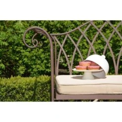 ESSCHERT DESIGN Tuinbank Metaal DUO - Bruin -Tuinadvies Winkel tuinbank metaal duo bruin 1484066723 4 600