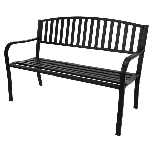 Tuinbank Metaal Zwart 3 Tuinbank Metaal Zwart