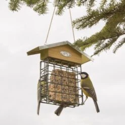 ESSCHERT DESIGN Vetblokhouder Met Zinken Dak -Tuinadvies Winkel vetblokhouder met zinken dak 1548681335 3 600