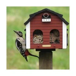 Vogelvoederhuis Landelijke Stijl - Barn Red -Tuinadvies Winkel voederhuis barn red 1675164388 1 600