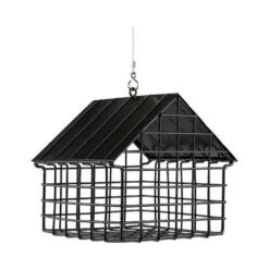 Voederhuisje Zwart Voor Vetbollen -Tuinadvies Winkel voederhuisje zwart voor vetbollen 1571321864 3 600