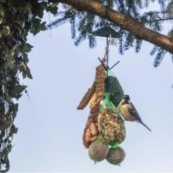 ESSCHERT DESIGN Vogelvoederhaak Met Donkergroen Dakje -Tuinadvies Winkel vogelvoederhaak groen 1538483814 1 600