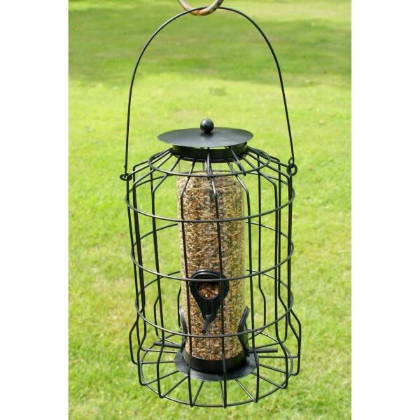 Zadenvoedersilo Kleine Vogels - Zwart 5 Zadenvoedersilo Kleine Vogels - Zwart - Afbeelding 3