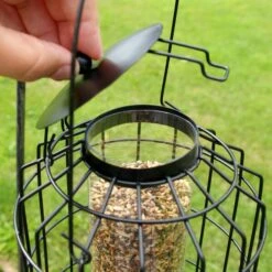 Zadenvoedersilo Kleine Vogels - Zwart 10 Zadenvoedersilo Kleine Vogels - Zwart -Tuinadvies Winkel zaadvoedersilo voor kleine vogels 1565956077 3 600