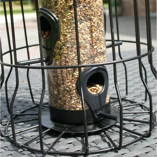 Zadenvoedersilo Kleine Vogels - Zwart 7 Zadenvoedersilo Kleine Vogels - Zwart - Afbeelding 5