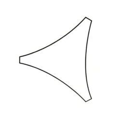 Uv-bestendig Zonnezeil 3,6 M × 3,6 M × 3,6 M - Champagne -Tuinadvies Winkel zonnezeil driehoek champagne 1622453897 2 600
